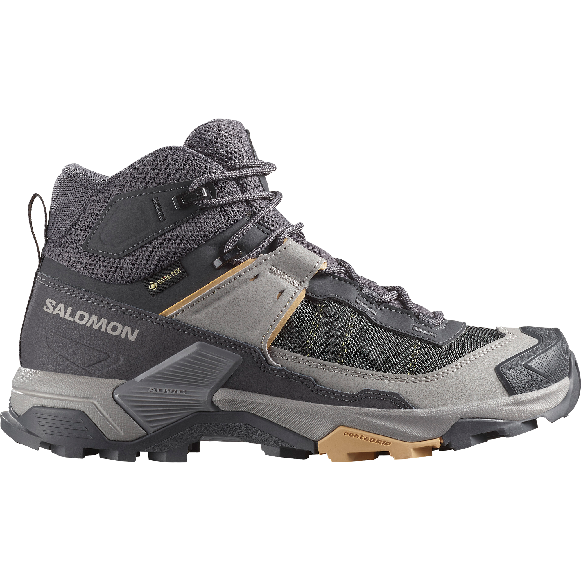 Salomon X Ultra 5 Mid Gore-Tex Hiking & Backpacking Shoes Womens Nine Iron