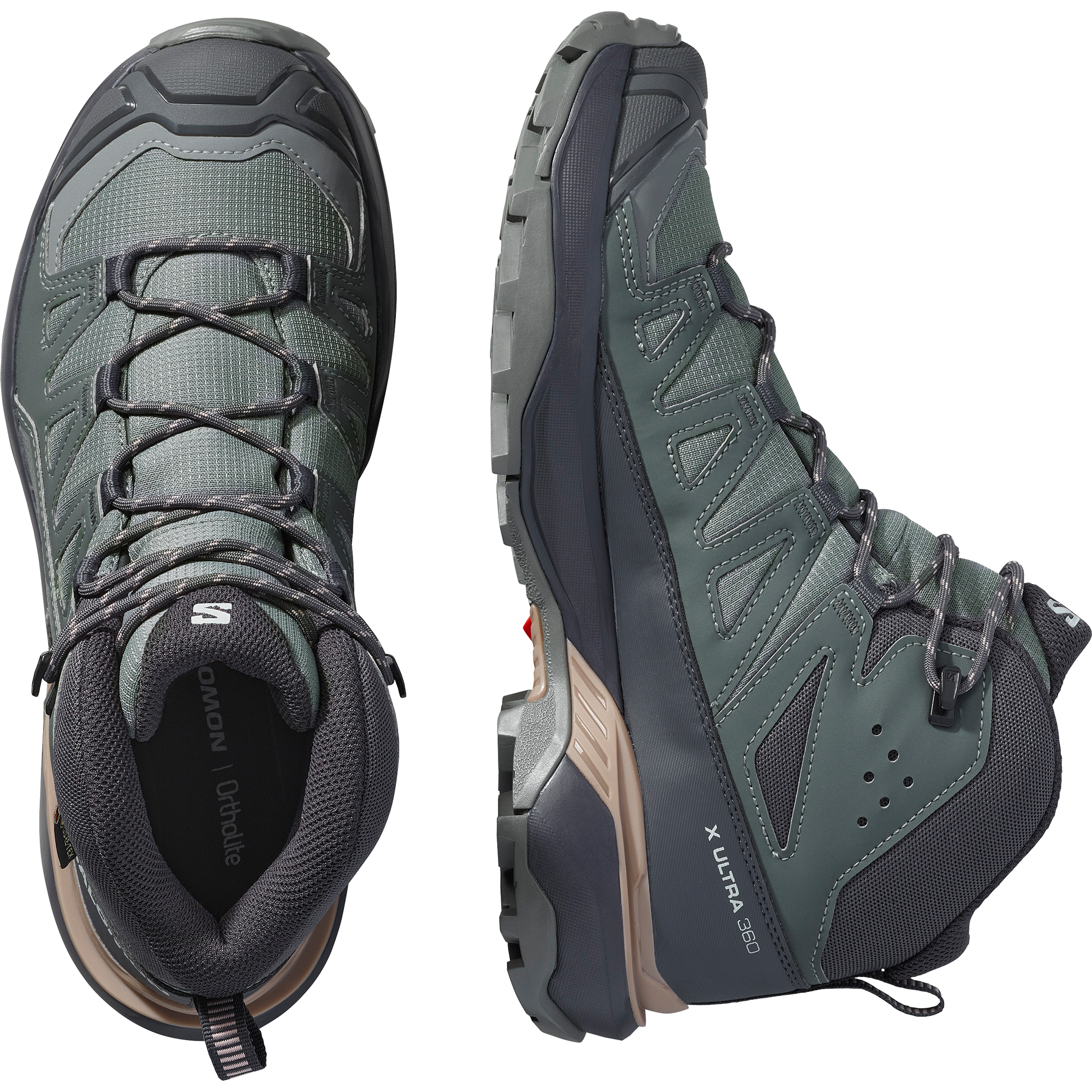 Salomon X Ultra 360 Mid Gore-Tex Hiking & Backpacking Shoes Womens Sedona Sage