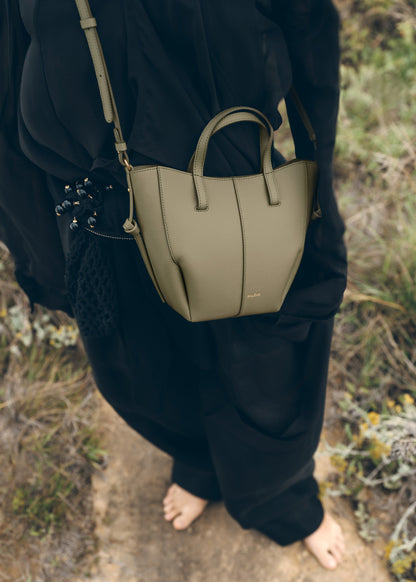 Polene Cyme Tote Nano Textured Linden