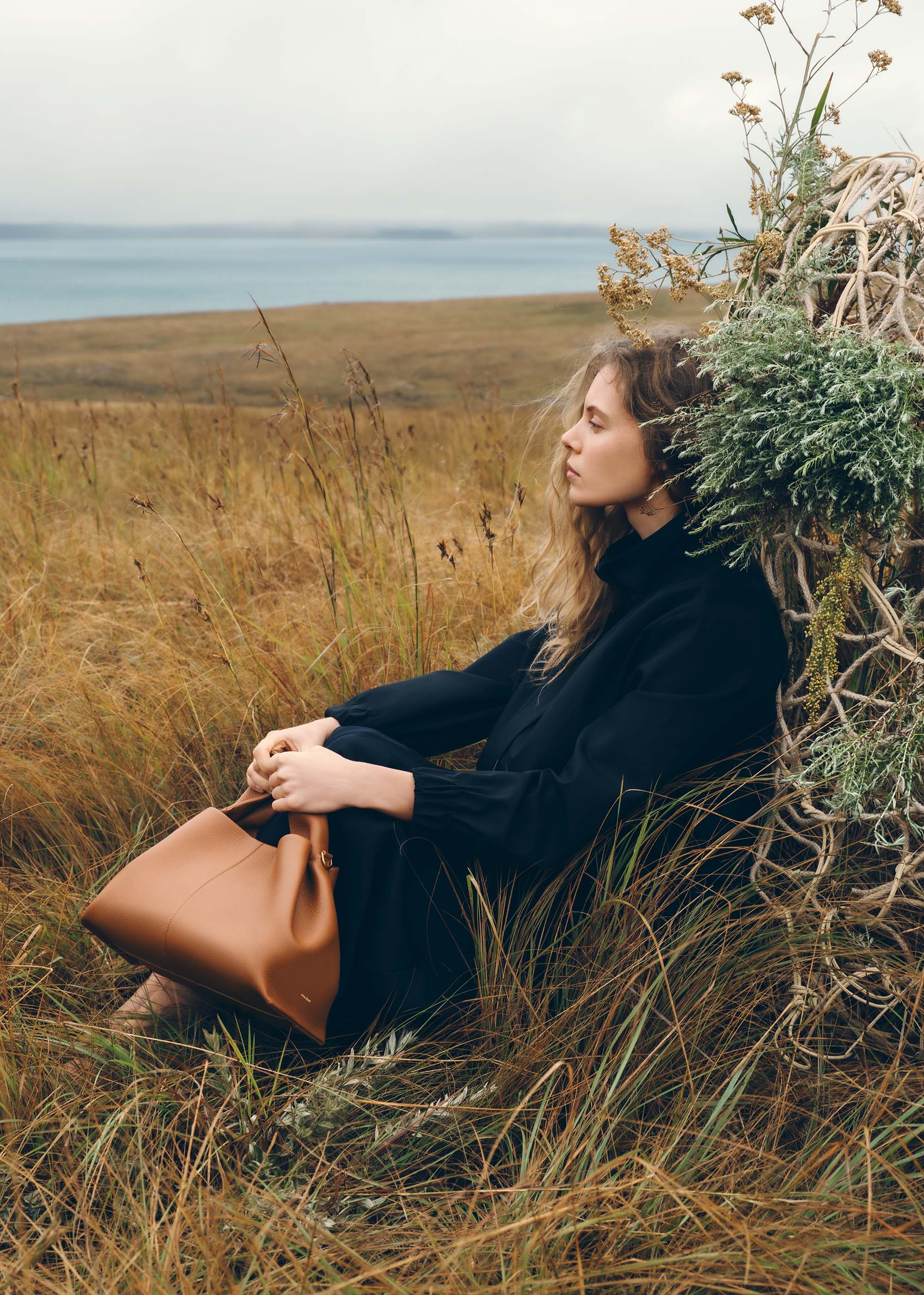 Polene Numero Neuf Textured Camel