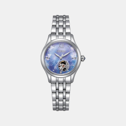 Citizen Women Automatic Blue Dial Analog Stainless Steel Watch Pr1040-88N