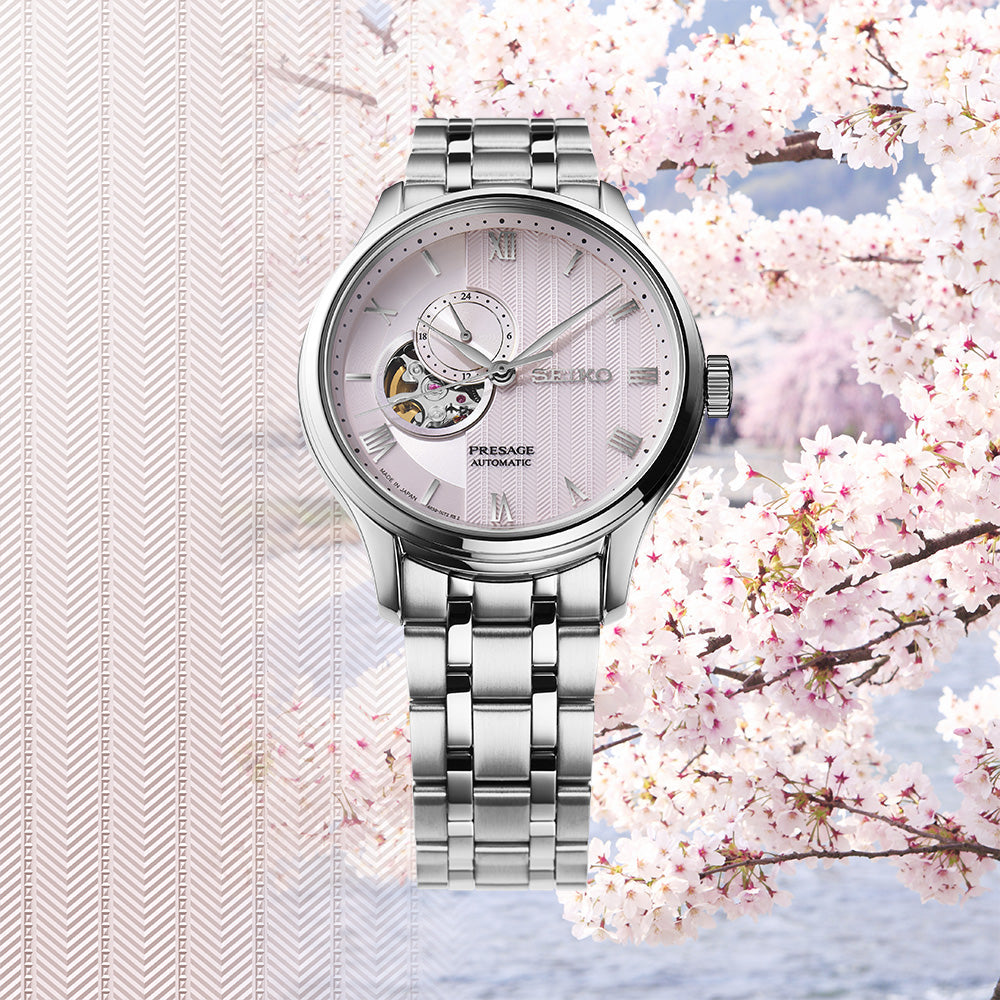 Seiko Presage Zen Garden  Kyoto Cherry Blossom - Pink - SSA465J1