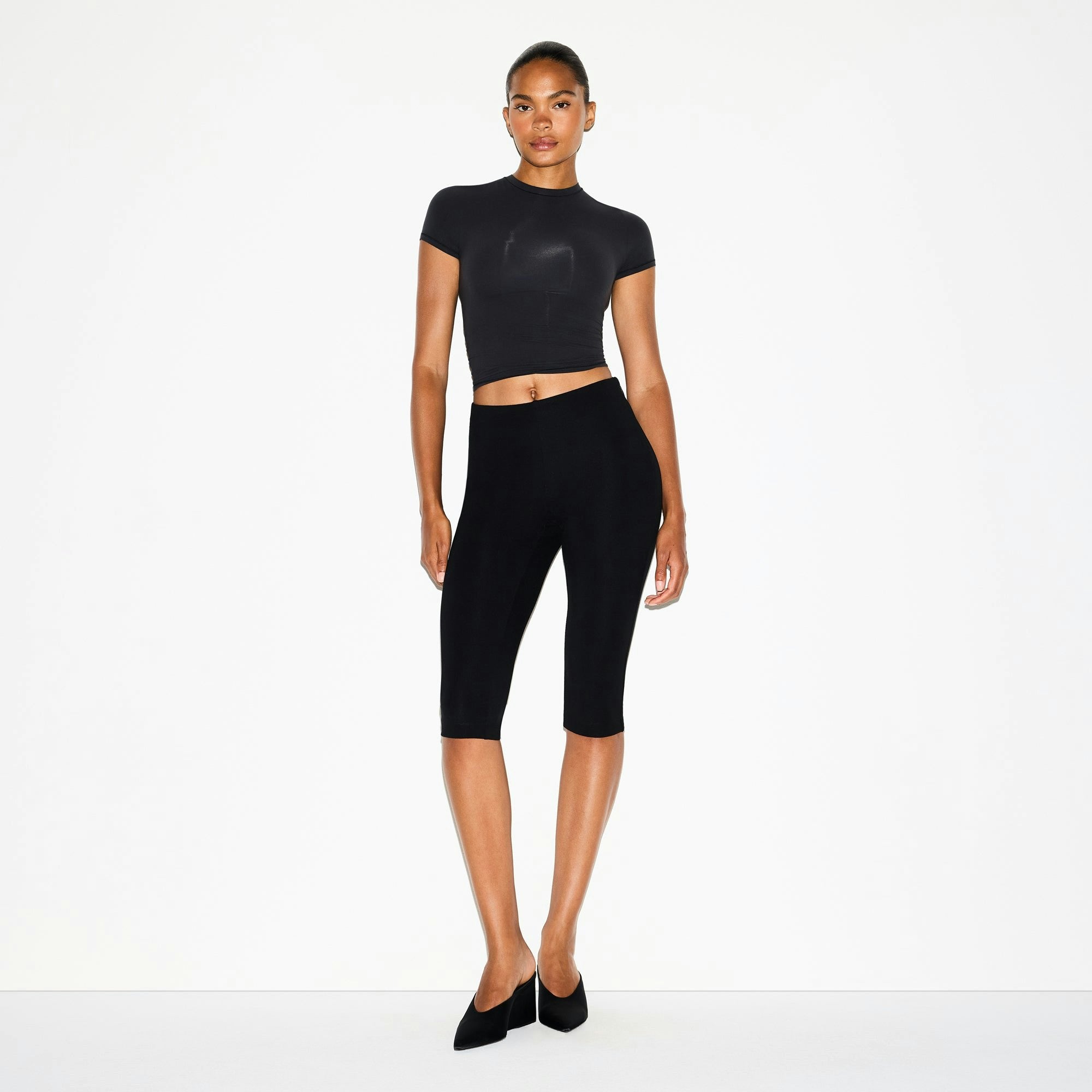THE ESSENTIAL COLLECTION HIGH-WAISTED CAPRI