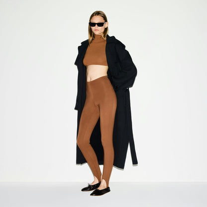 Skims The Essential Collection High-Waisted Stirrup Legging Bison