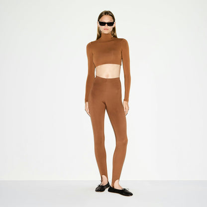Skims The Essential Collection High-Waisted Stirrup Legging Bison