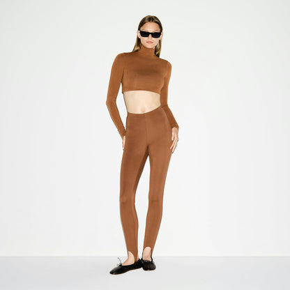 Skims The Essential Collection High-Waisted Stirrup Legging Bison