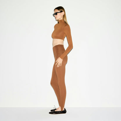 Skims The Essential Collection High-Waisted Stirrup Legging Bison