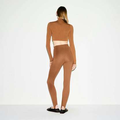 Skims The Essential Collection High-Waisted Stirrup Legging Bison