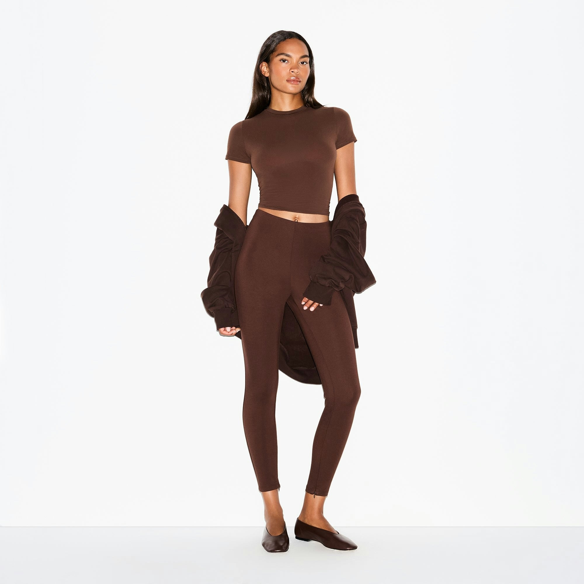 Skims The Essential Collection High-Waisted Legging Cocoa