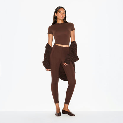 Skims The Essential Collection High-Waisted Legging Cocoa