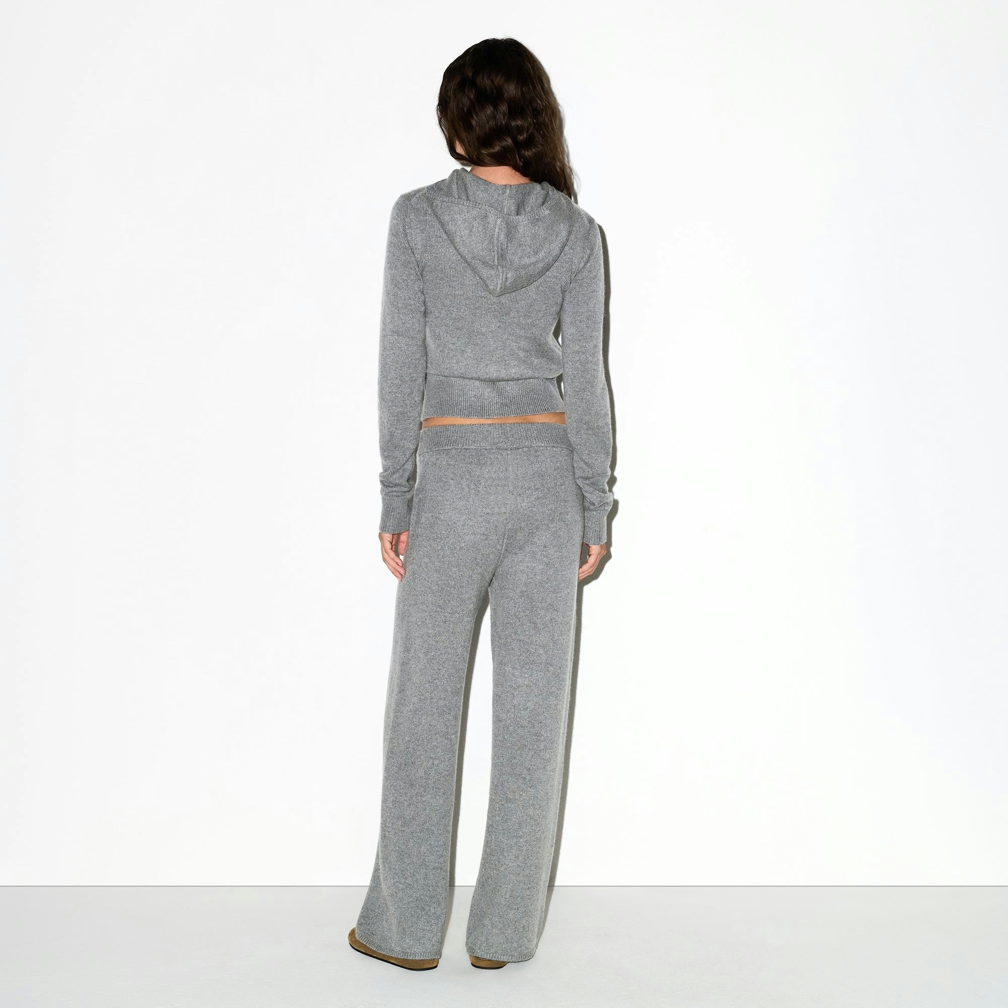 CASHMERE WIDE LEG PANT