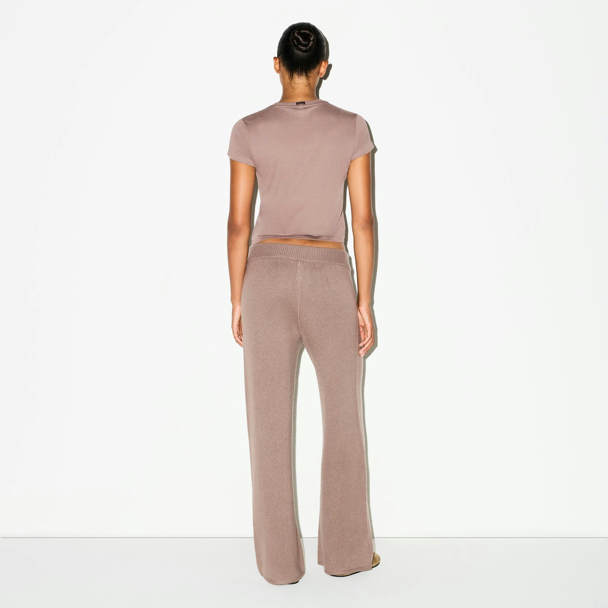 CASHMERE WIDE LEG PANT