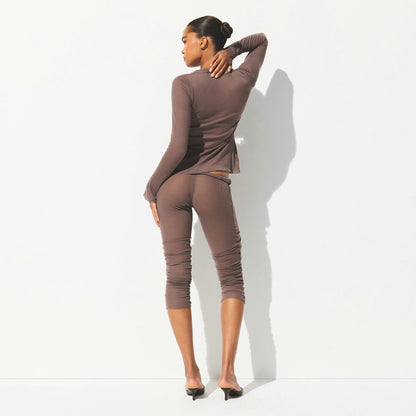 SHEER RIB  LEGGING