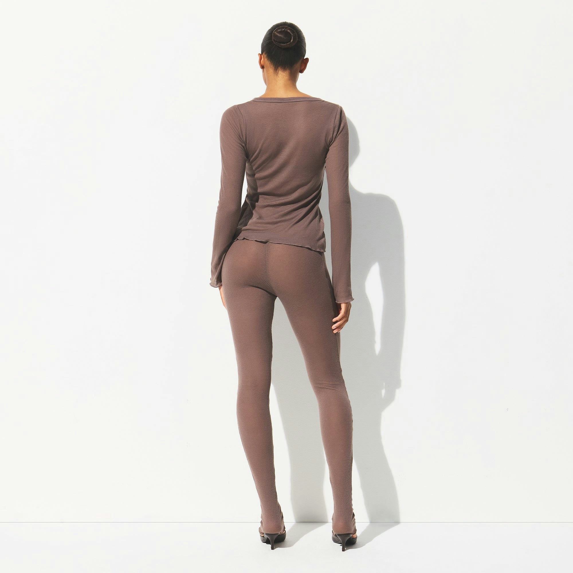 SHEER RIB  LEGGING