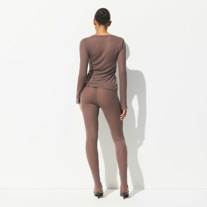 SHEER RIB  LEGGING