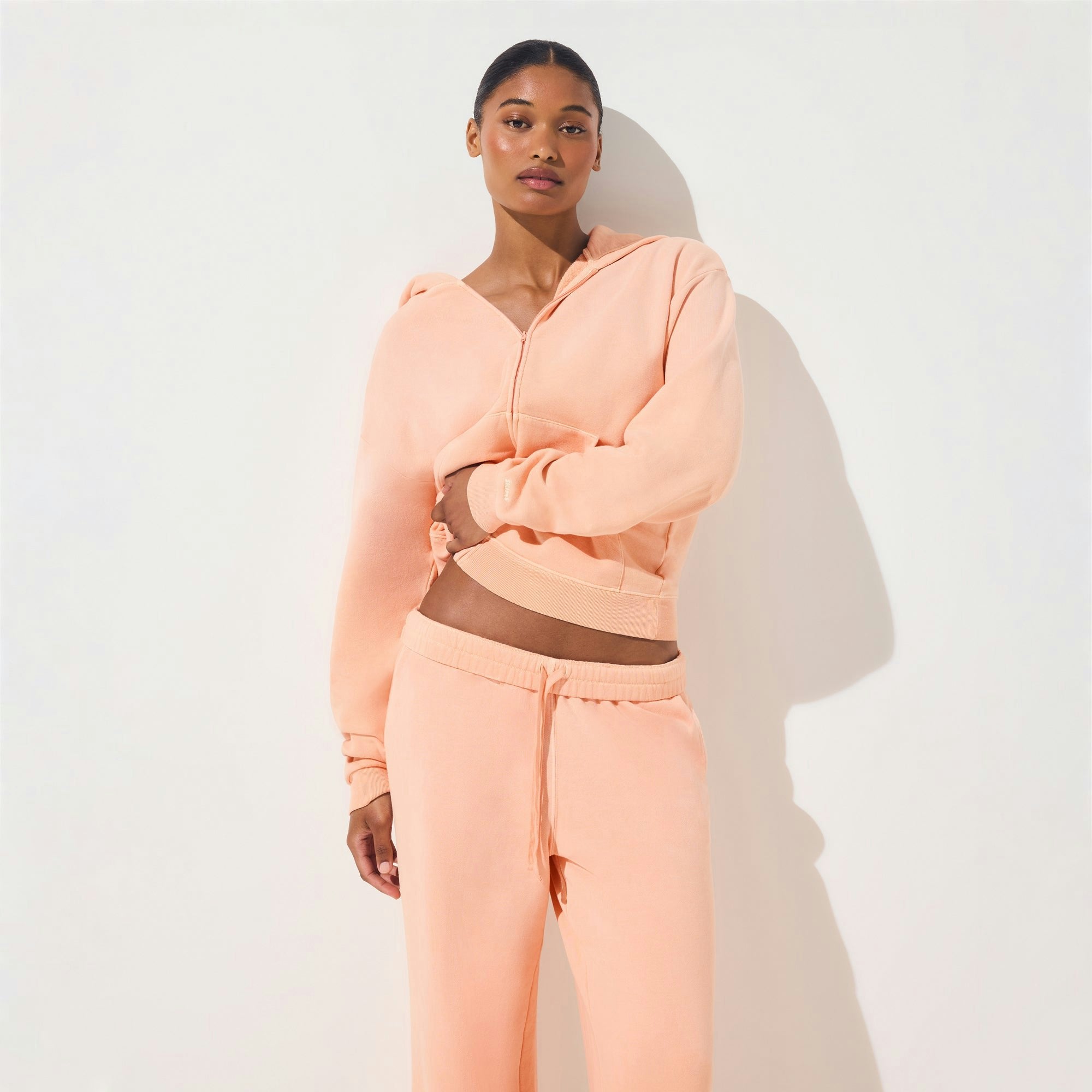 FRENCH TERRY STRAIGHT LEG PANT