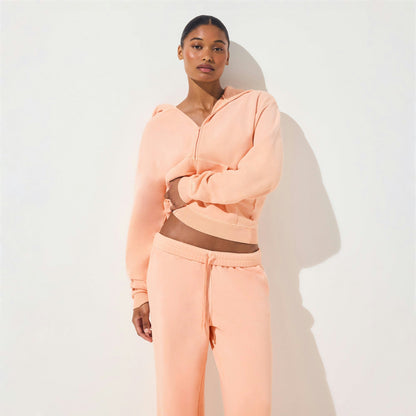 FRENCH TERRY STRAIGHT LEG PANT