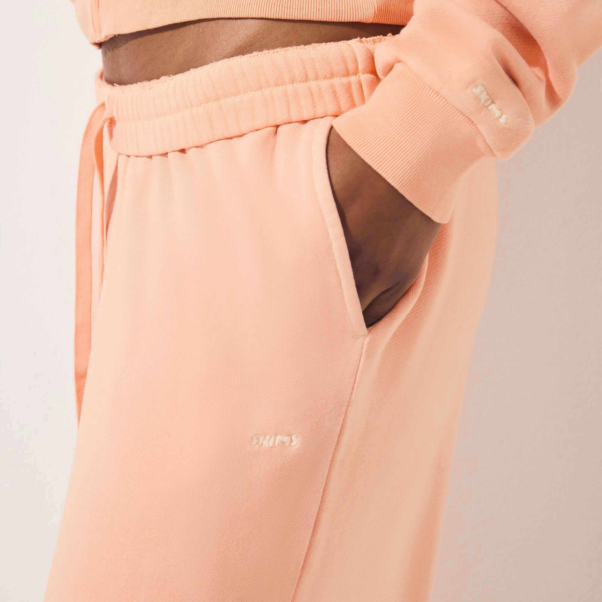 FRENCH TERRY STRAIGHT LEG PANT
