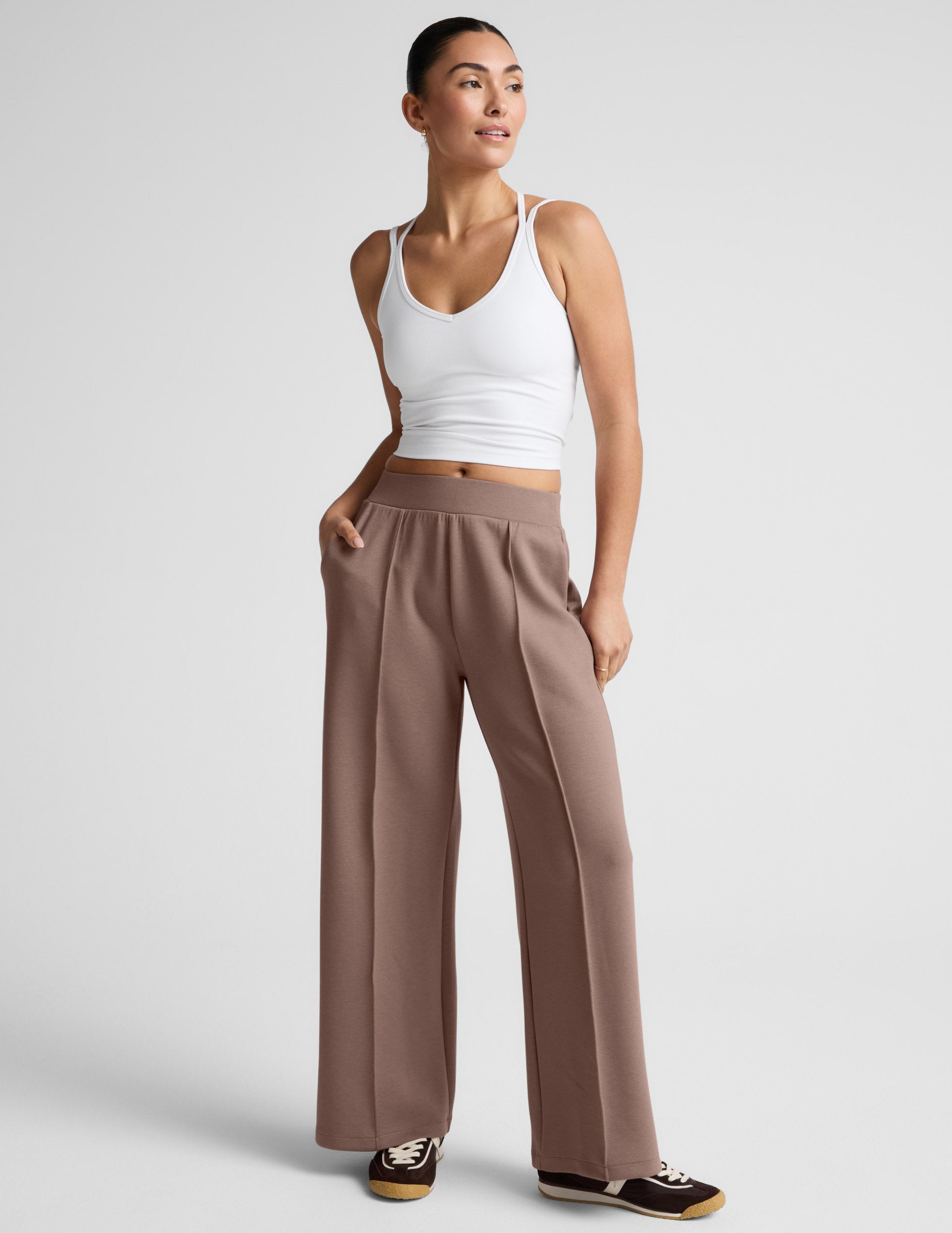 Beyond Yoga SoftSpring Wide Leg Pant 31 Women's