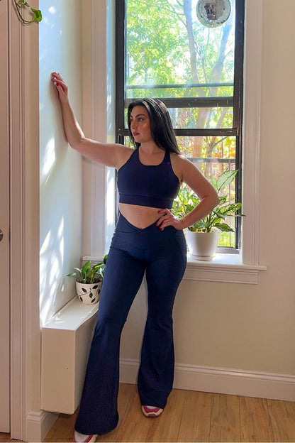 Fabletics Oasis PureLuxe High-Waisted Crossover Flare