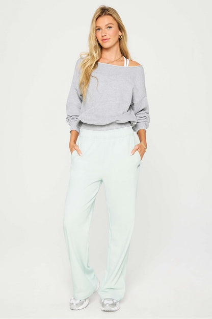Fabletics Year Round Terry Wide Leg Sweatpant