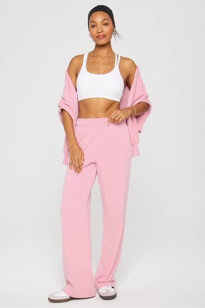 Fabletics Year Round Terry Wide Leg Pant