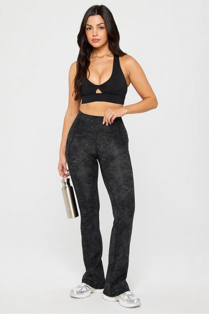 Fabletics Oasis PureLuxe High-Waisted Pocketed Kick Flare