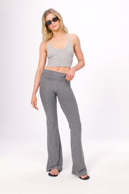 Fabletics Cloud Jersey Foldover Flare