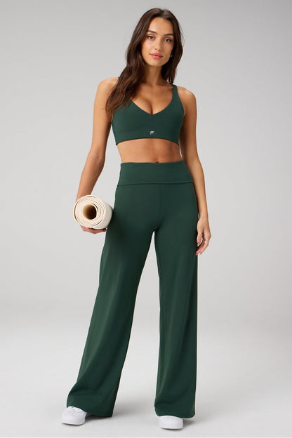 Fabletics PureLuxe Foldover Straight Leg Pant