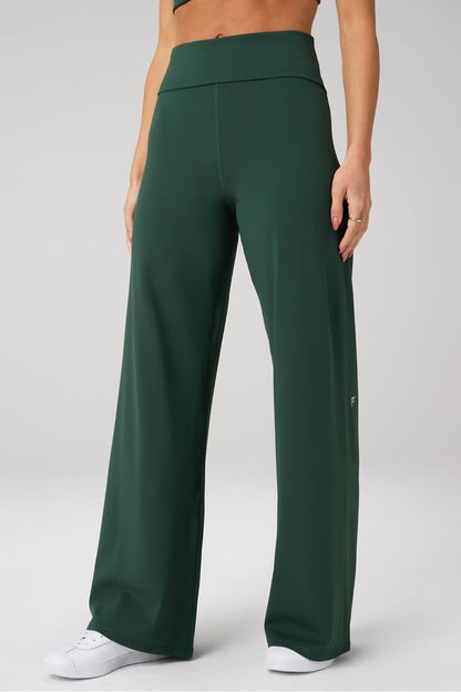 Fabletics PureLuxe Foldover Straight Leg Pant