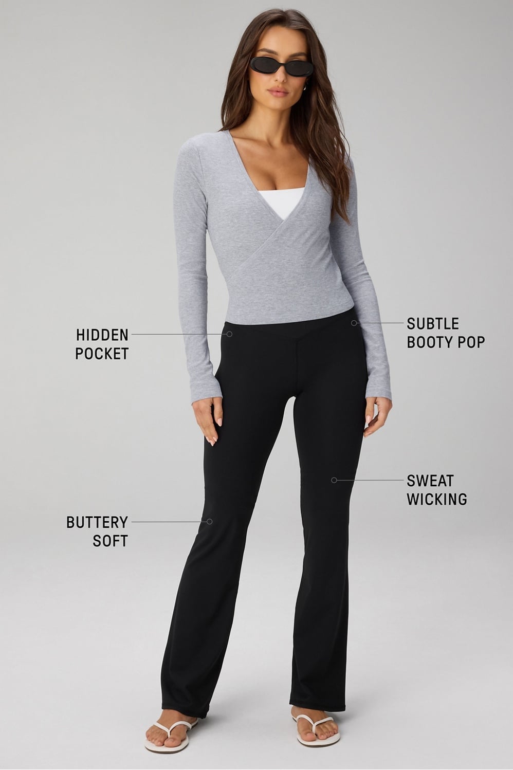 Fabletics PureLuxe High-Waisted TLC Kick Flare