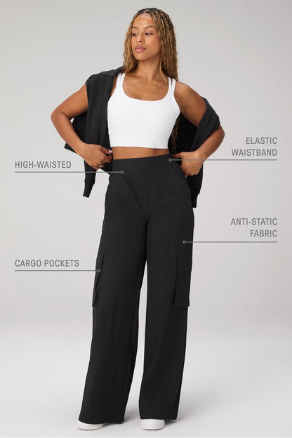 Fabletics Downtown Wide Leg Cargo Pant
