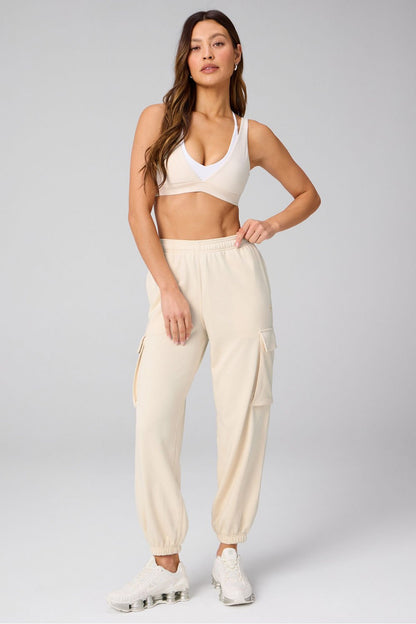 Fabletics Year Round Terry Cargo Jogger