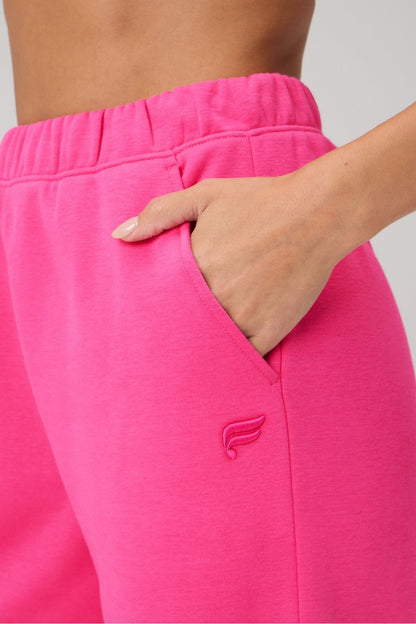 Fabletics Cozy Fleece Wide Leg Sweatpant