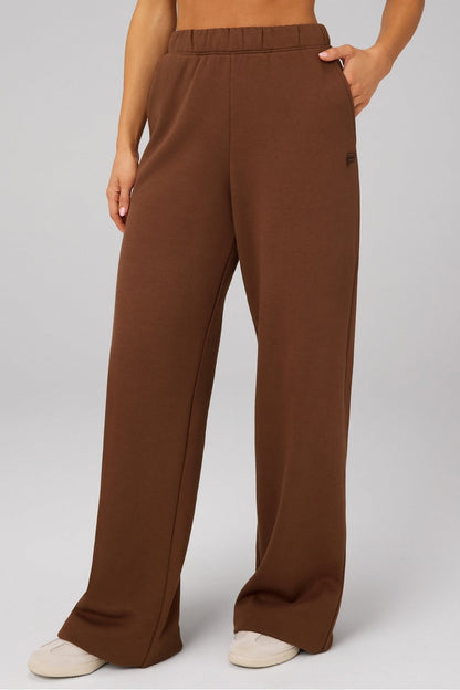 Fabletics Cozy Fleece Wide Leg Sweatpant