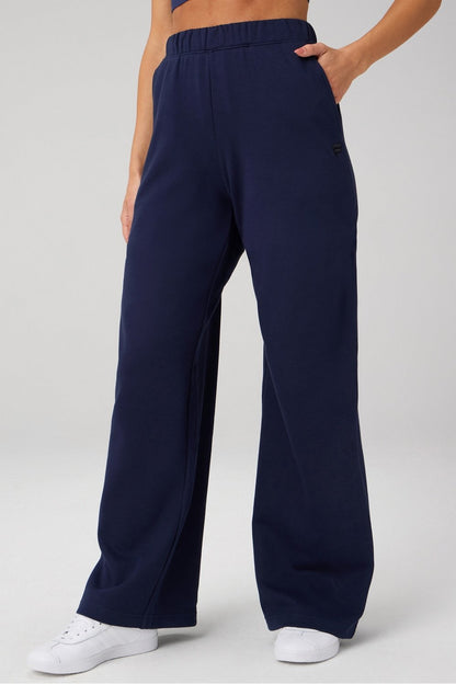 Fabletics Cozy Fleece Wide Leg Sweatpant