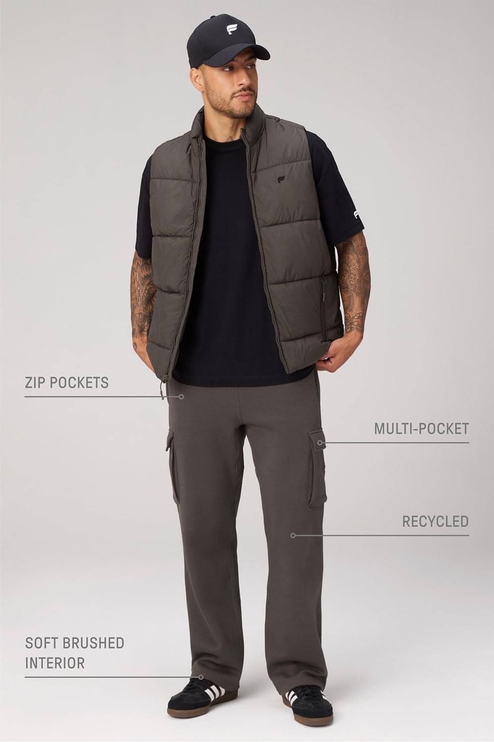 Fabletics The Go-To Straight Leg Cargo Pant