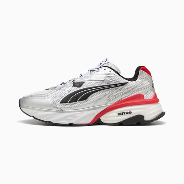 Puma Fade Sneakers Puma Silver-Puma White-For All Time Red