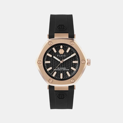 Philipp Plein Women Quartz Black Dial Chronograph Silicone Watch Pw1Ba0323