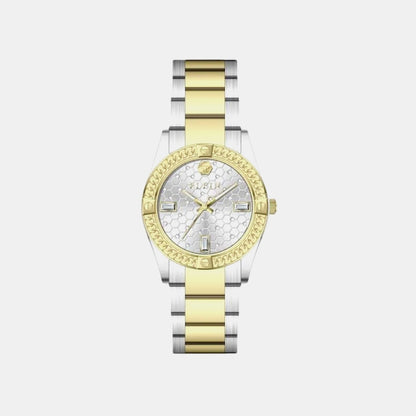 Philipp Plein Plein Icon Chain Women Quartz White Dial Analog Stainless Steel Watch Pw1Fa0225