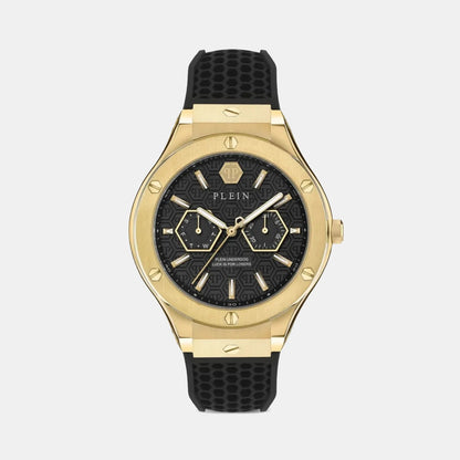 Philipp Plein Men Quartz Black Dial Multi-Function Silicone Watch PW1GA0226