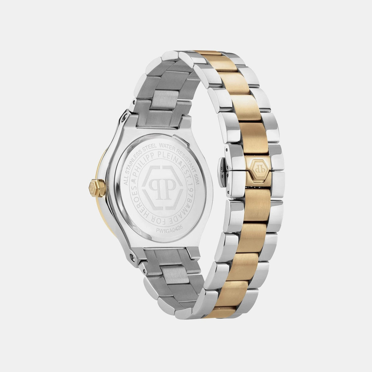 Philipp Plein Men Quartz Green Dial Multi-Function Stainless Steel Watch PW1GA0426