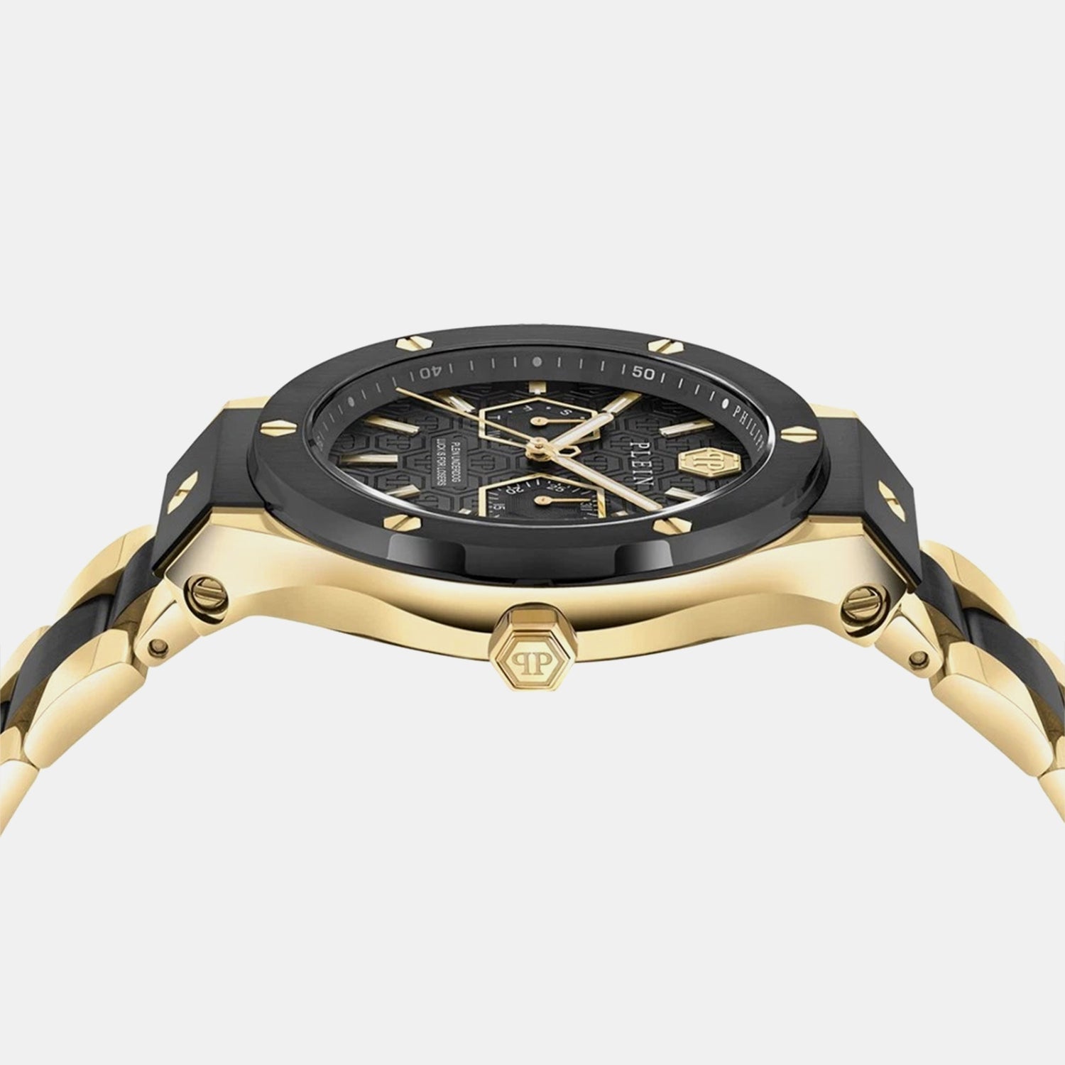 Philipp Plein Men Quartz Black Dial Analog Stainless Steel Watch Pw1Ga0626