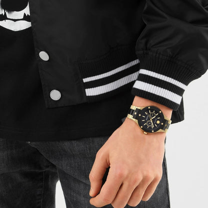 Philipp Plein Men Quartz Black Dial Multi-Function Stainless Steel Watch PW1GA0626