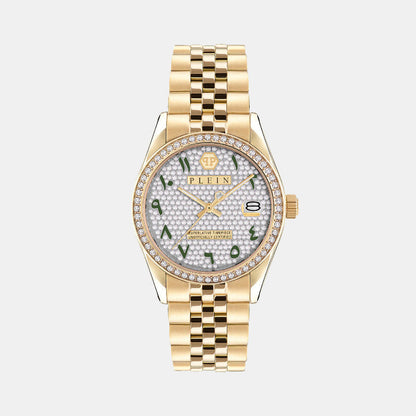 Philipp Plein Women Quartz Silver Dial Analog Stainless Steel Watch Pw2Ba0223
