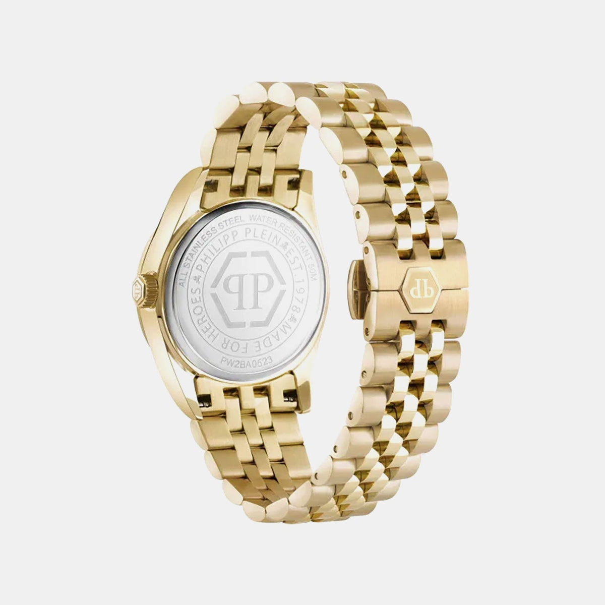 Philipp Plein 2ba-Date Superlative Women Quartz Black Dial Analog Stainless Steel Watch PW2BA0623