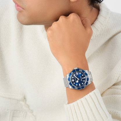 Philipp Plein Aquastorm Men Quartz Blue Dial Analog Stainless Steel Watch Pw2Ga0426