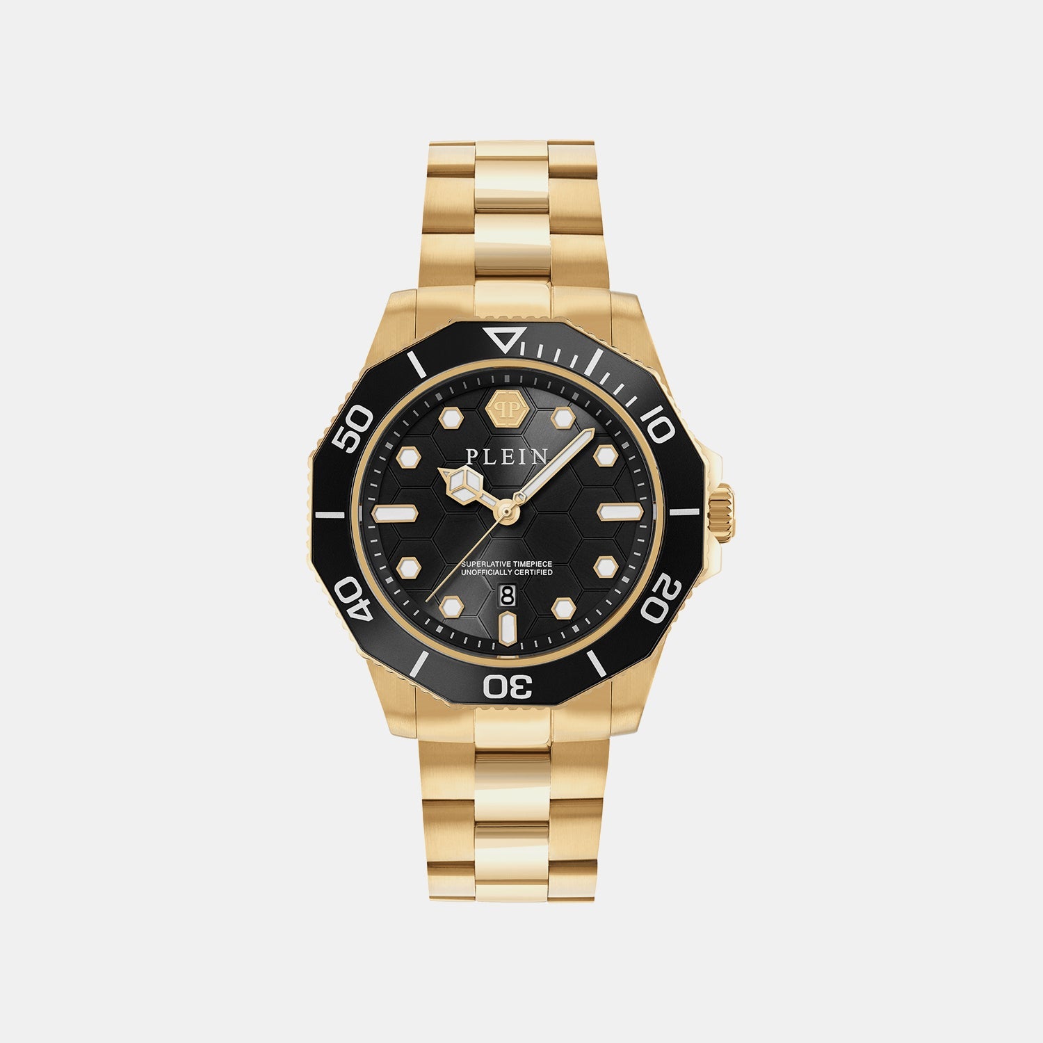 Philipp Plein Aquastorm Men Quartz Black Dial Analog Stainless Steel Watch Pw2Ga0626