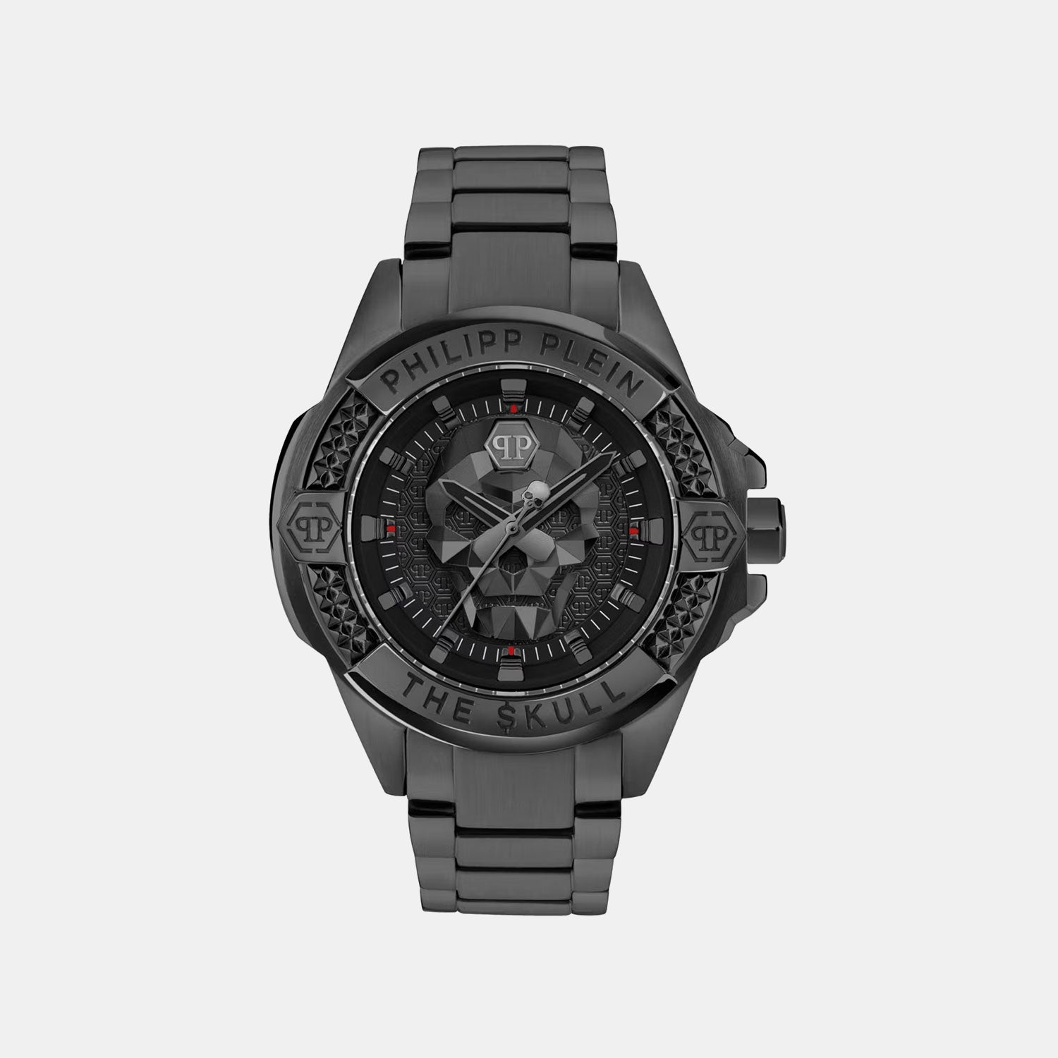 Philipp Plein Men Quartz Black Dial Analog Stainless Steel Watch Pwaaa3025