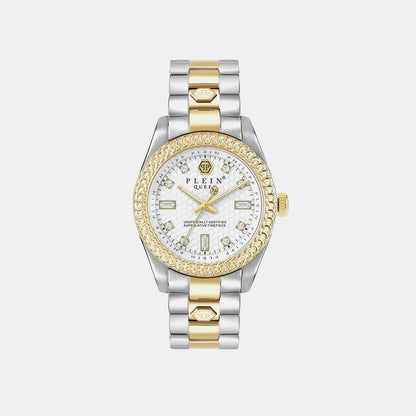 Philipp Plein Women Quartz Grey Dial Analog Stainless Steel Watch Pwdaa0521